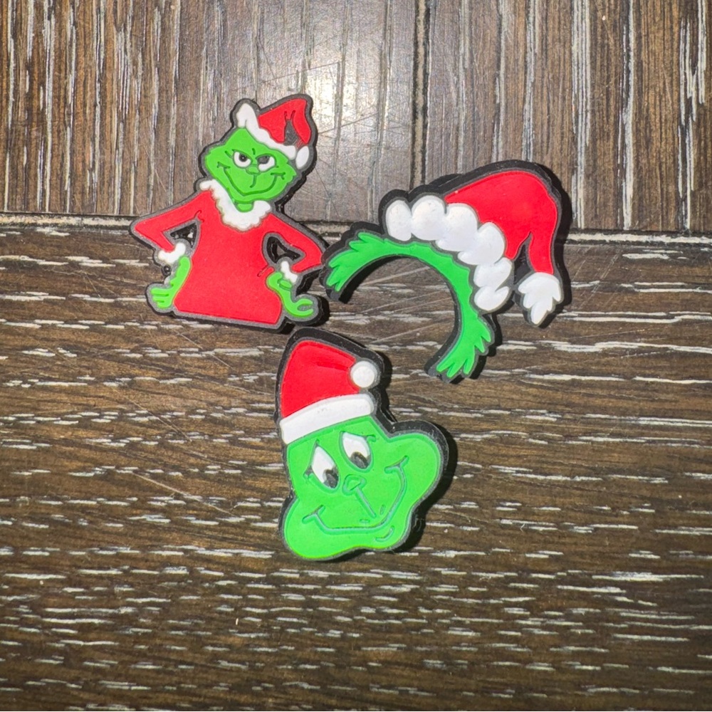 Grinch Croc Charms